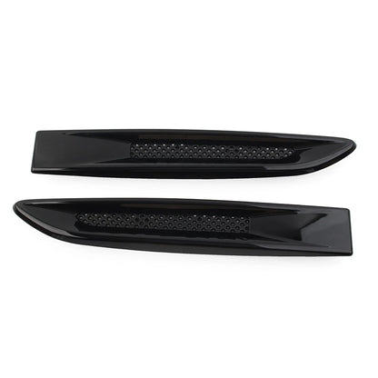 Front Fender Air Vent Outlet Grille Trim Black For Jaguar XE F-Pace 2016-2020