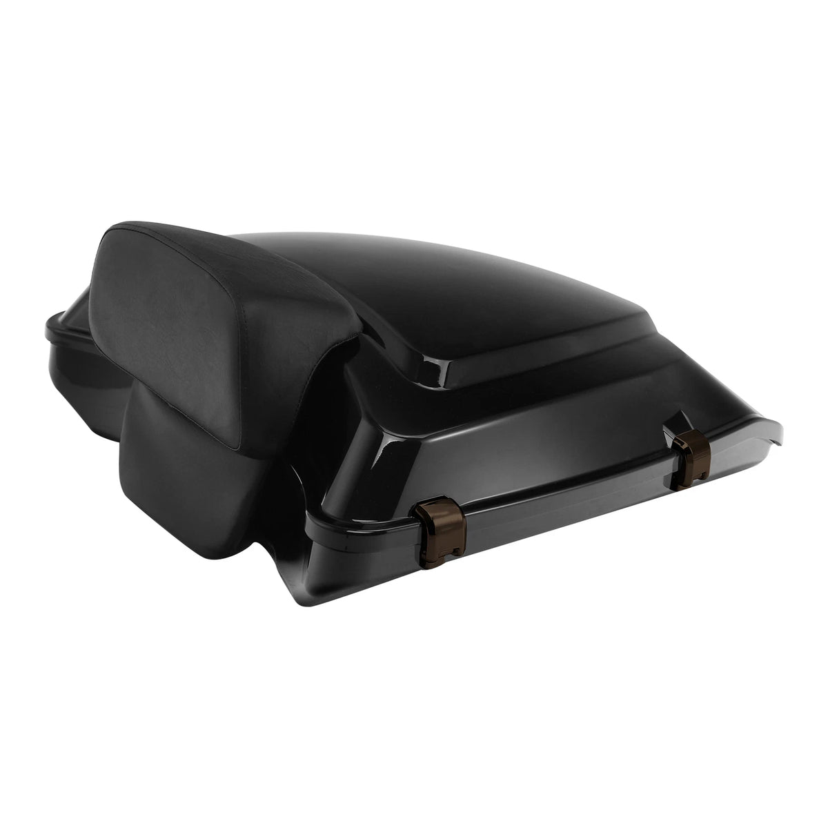 Black Razor Trunk Backrest Pad Fit For Harley Touring Road Glide 14-25