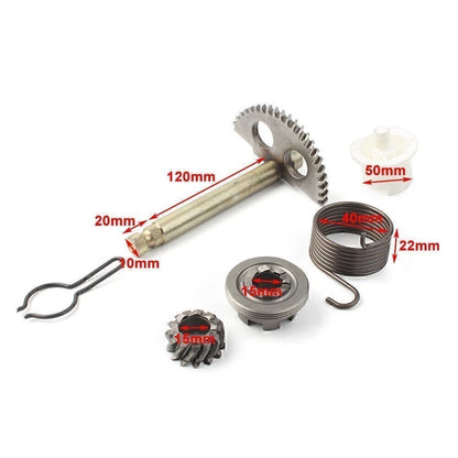 Kick Shaft Assembly Starter Gear For Yamaha PW50 PW 50 Dirt Pit Bike Motorcycle