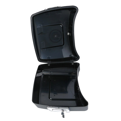 Matt Black Chopped Trunk Mount Rack Fit For Harley Touring Electra Glide 2014-25