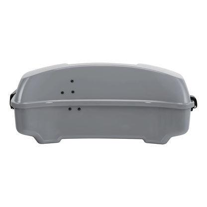 Chopped Trunk Luggage Fit For Harley CVO Electra Road Glide 14-Up Billiard Gray