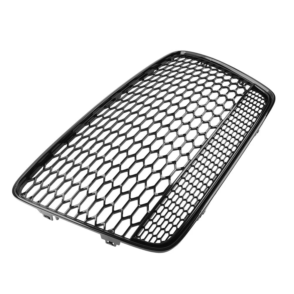 Front Bumper Radiator Mesh Grille Glossy Black For Audi Q7 2005-2015