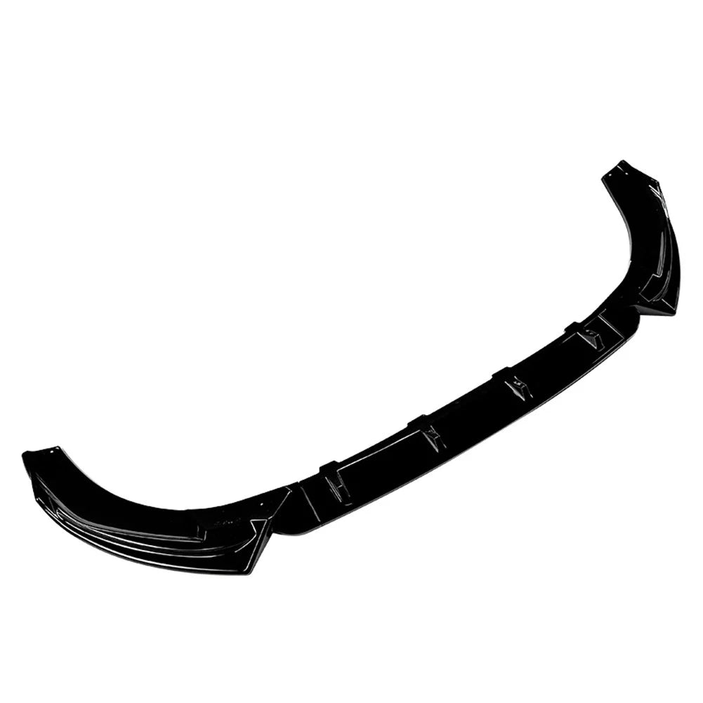 Glossy Black Front Bumper Spoiler Lip Splitter For Audi Q5 FY 2021-2024