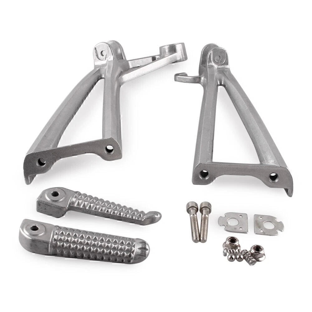 Rear Rider Footrest Foot Pegs Brackets for Yamaha YZF R6 2003-05 R6S 2003-08