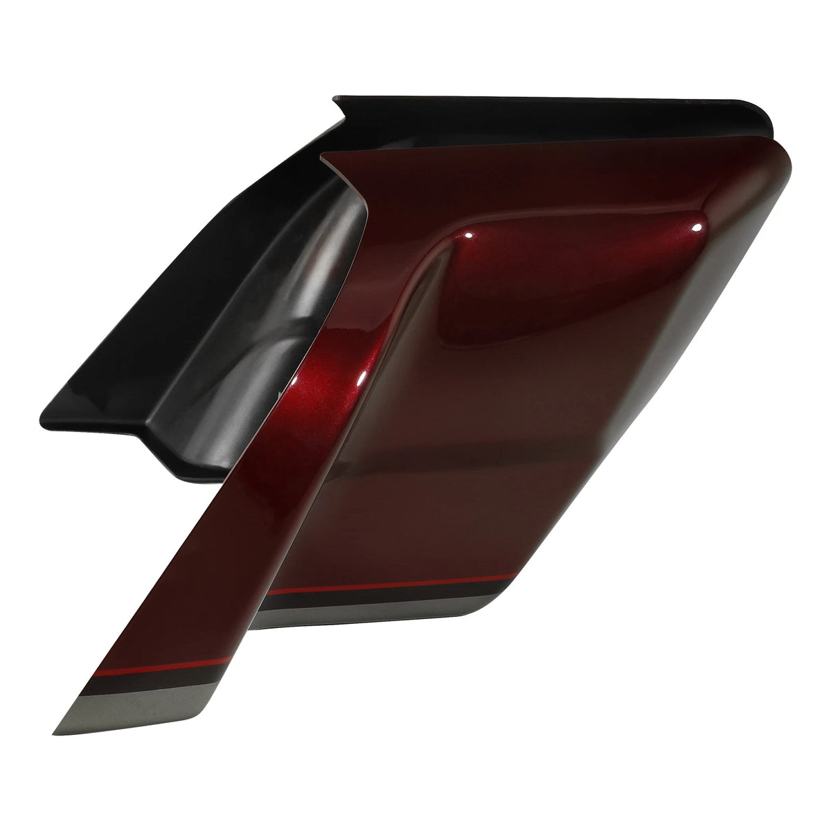 Stretched Side Covers Fit For Harley Street Glide 14-Up Black Forest & Wineberry