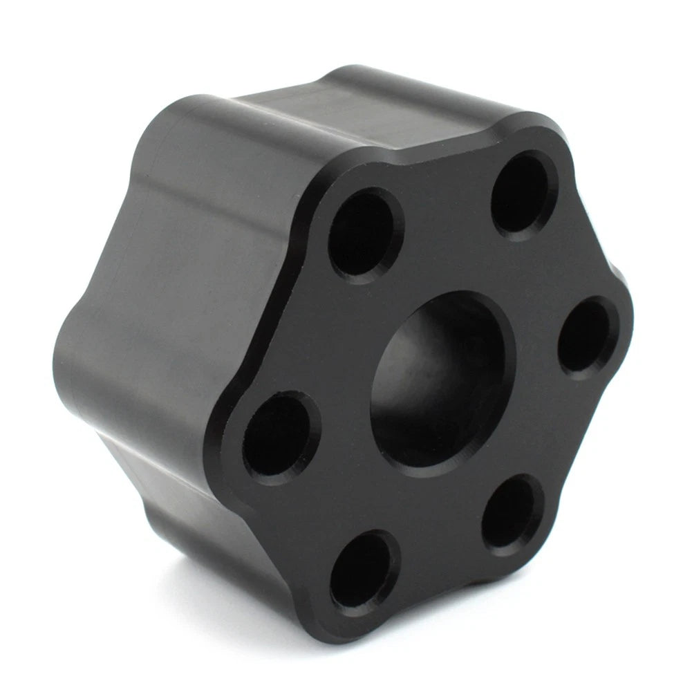 Black Solid Supercharger Coupler Isolator For Jaguar Land Rover 3.0L 2013-17