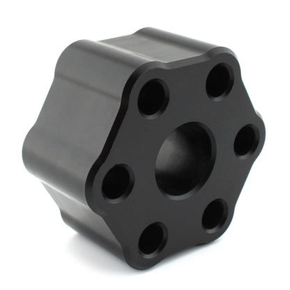 Black Solid Supercharger Coupler Isolator For Jaguar Land Rover 3.0L 2013-17