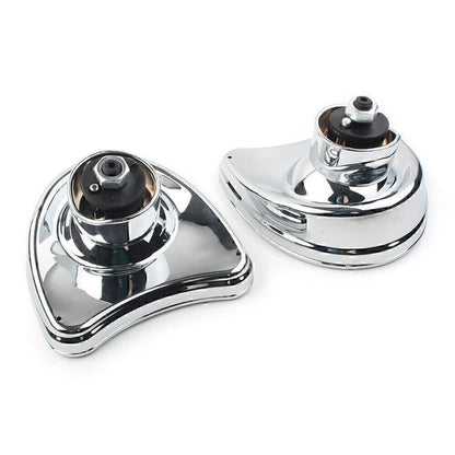 2x Motorcycle Wide Angle Fairing Mount Mirrors For Harley FLHT FLHX FLHTK 96-13