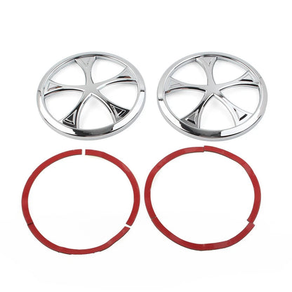 Front Speaker Grill Trim Cover Fit Harley Trike Tri Glide Ultra Classic 2014-22