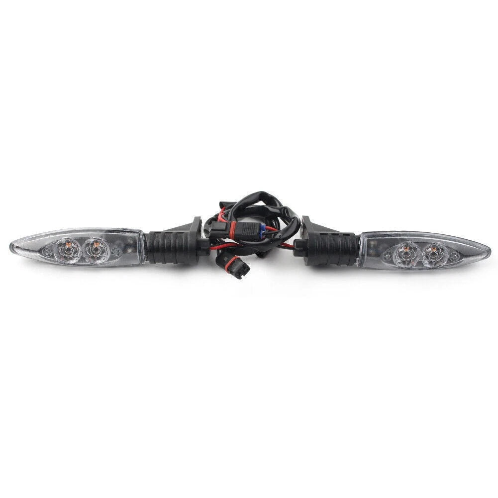 Front LED Turn Signal Indicator Light Clear Lens Fit BMW HP4 S1000R S1000RR ab