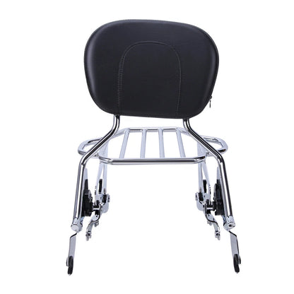 Sissy Bar Backrest / 4 Point Docking / Luggage Rack For Harley Touring 2014-2022