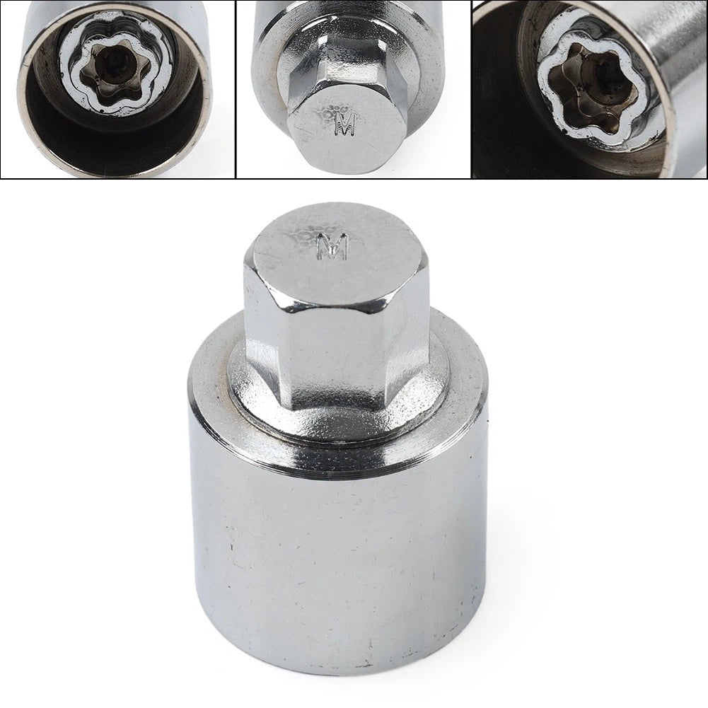 Locking Wheel Nut Key Anti-theft Screw Key Tool For Land Rover Freelander #M