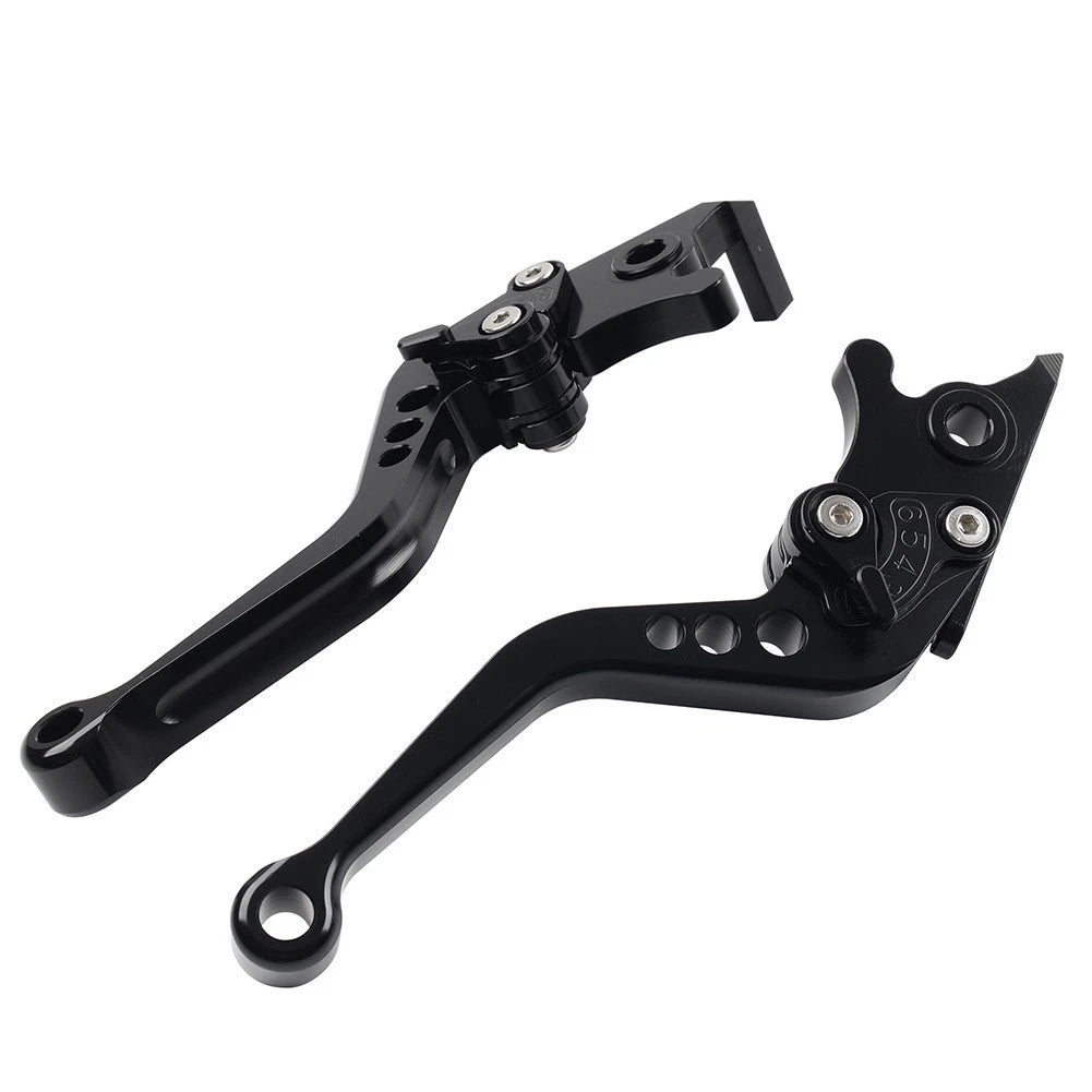 2pcs CNC Adjust Short Brake Clutch Levers Handles For Suzuki SV650 1999-2009