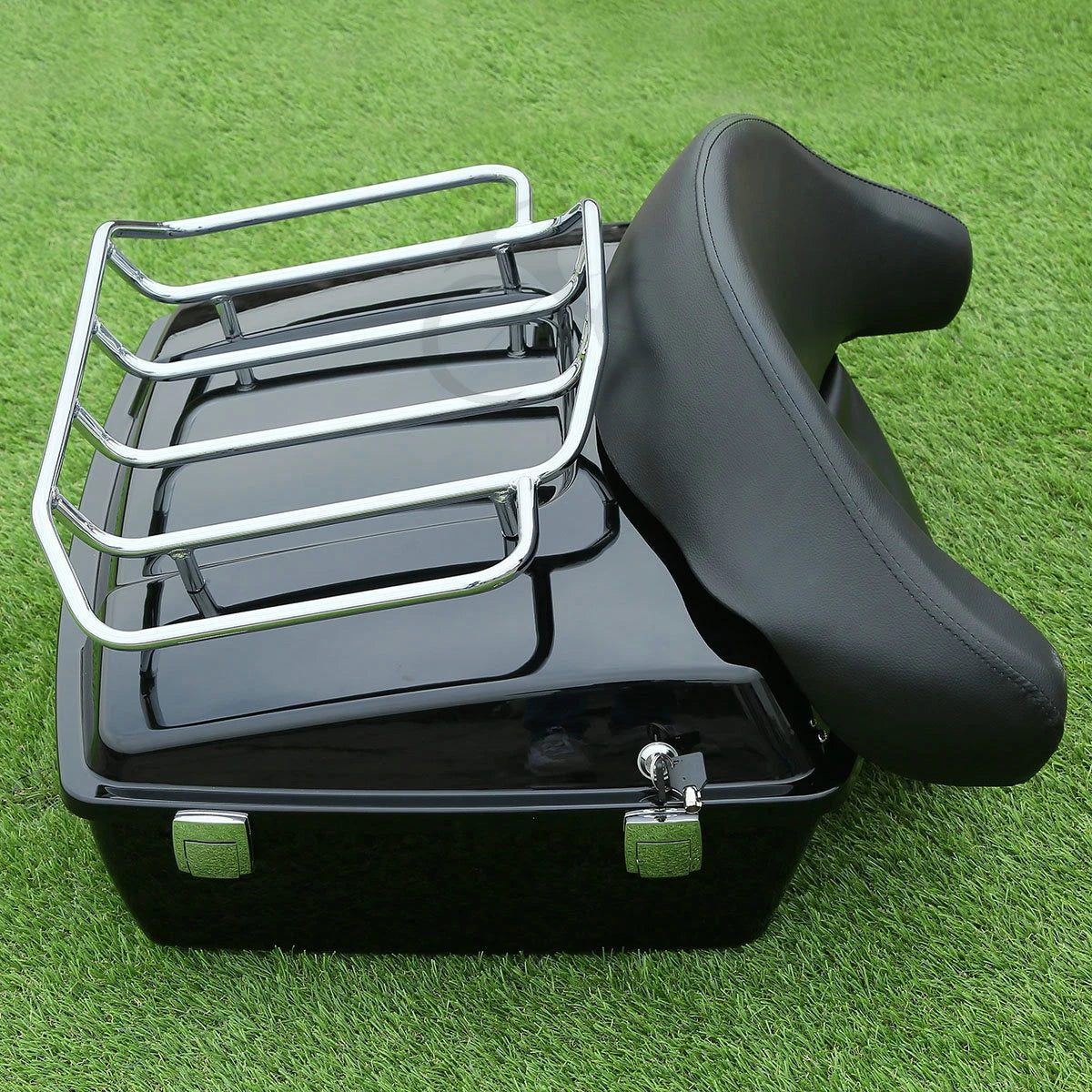 Chopped Pack Trunk Rack Fit For Harley Touring Street Road Glide 1997-2013