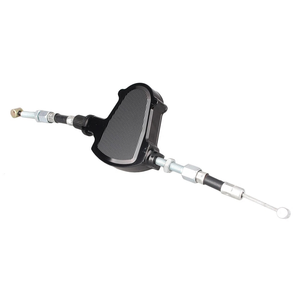 Aluminum Stunt Clutch Pull Cable Lever Easy System Fit For Honda Kawasaki Black