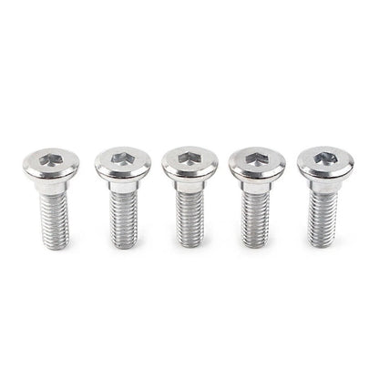 5x M8x25mm x 1.25 Steel Bolts Ti Hex Socket Disc Brake Rotor Screws Fasteners US