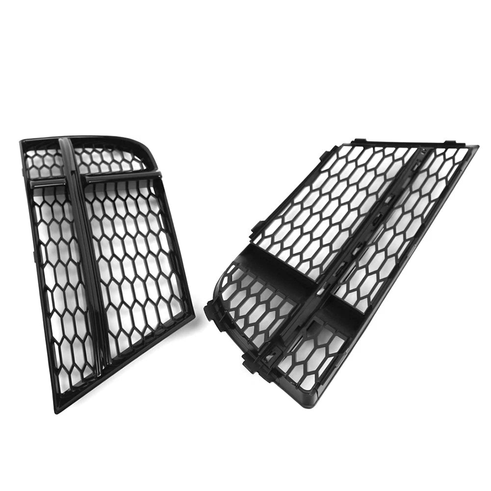 Open Mesh Honeycomb Front Bumper Fog Light Grille For Audi A3 S3