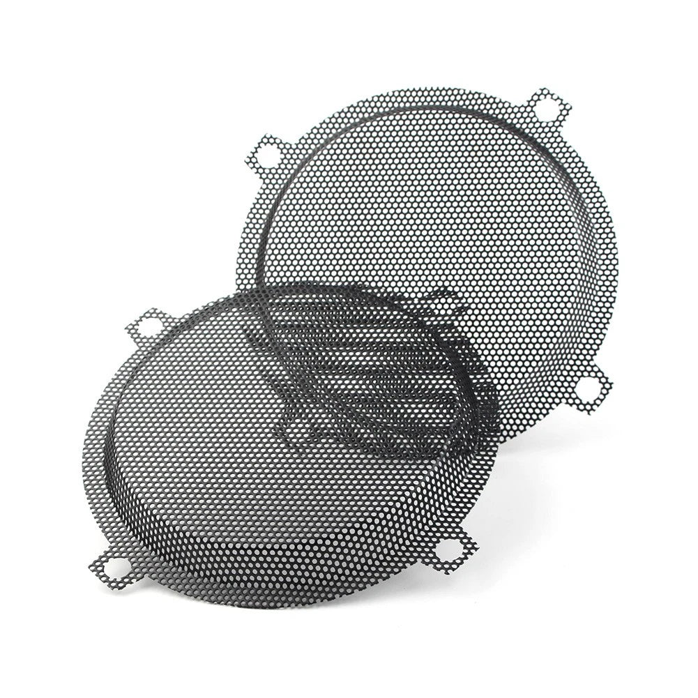 Black Wired Punched Steel Mesh Speaker Grills for Harley Electra Glide