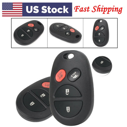 Replacement Car Remote Entry Key Fob for Toyota Highlander Sequoia Gq43vt20t