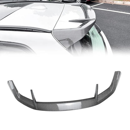 Rear Roof Spoiler Top Window Wing Lip For BMW X3 G01 2018-24 Carbon Fiber Black
