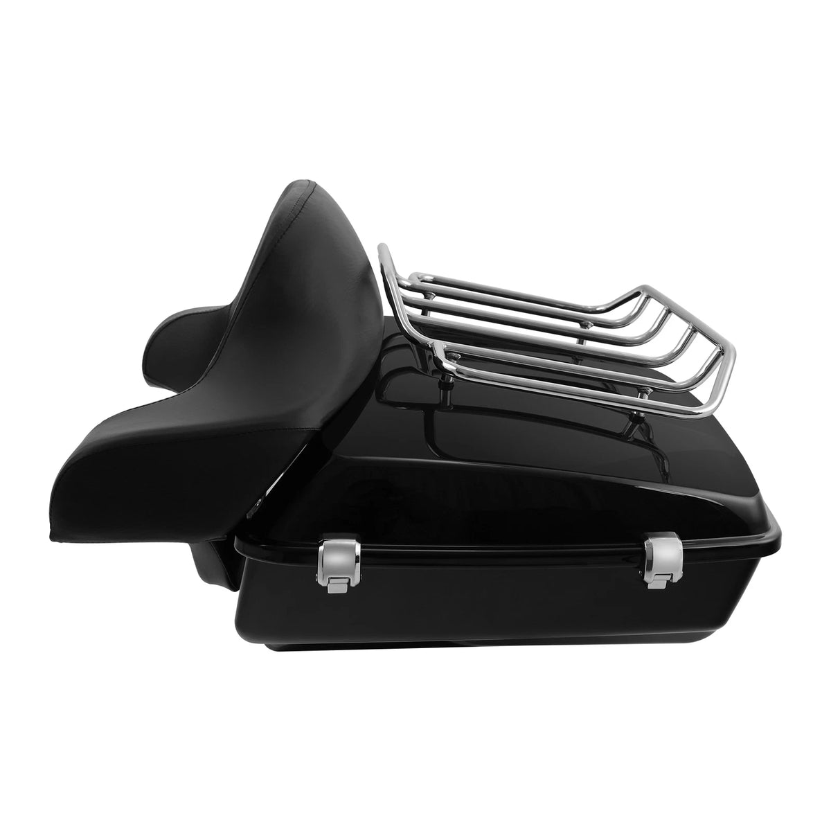 Chopped Trunk Pad Solo Mount Rack Plate Fit For Harley Street Road Glide 2014-25