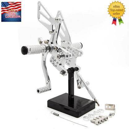 For Suzuki GSXR1000 2000-2004 FXCNC Rearset Footpeg Pedal Rear Set Motorcycle US
