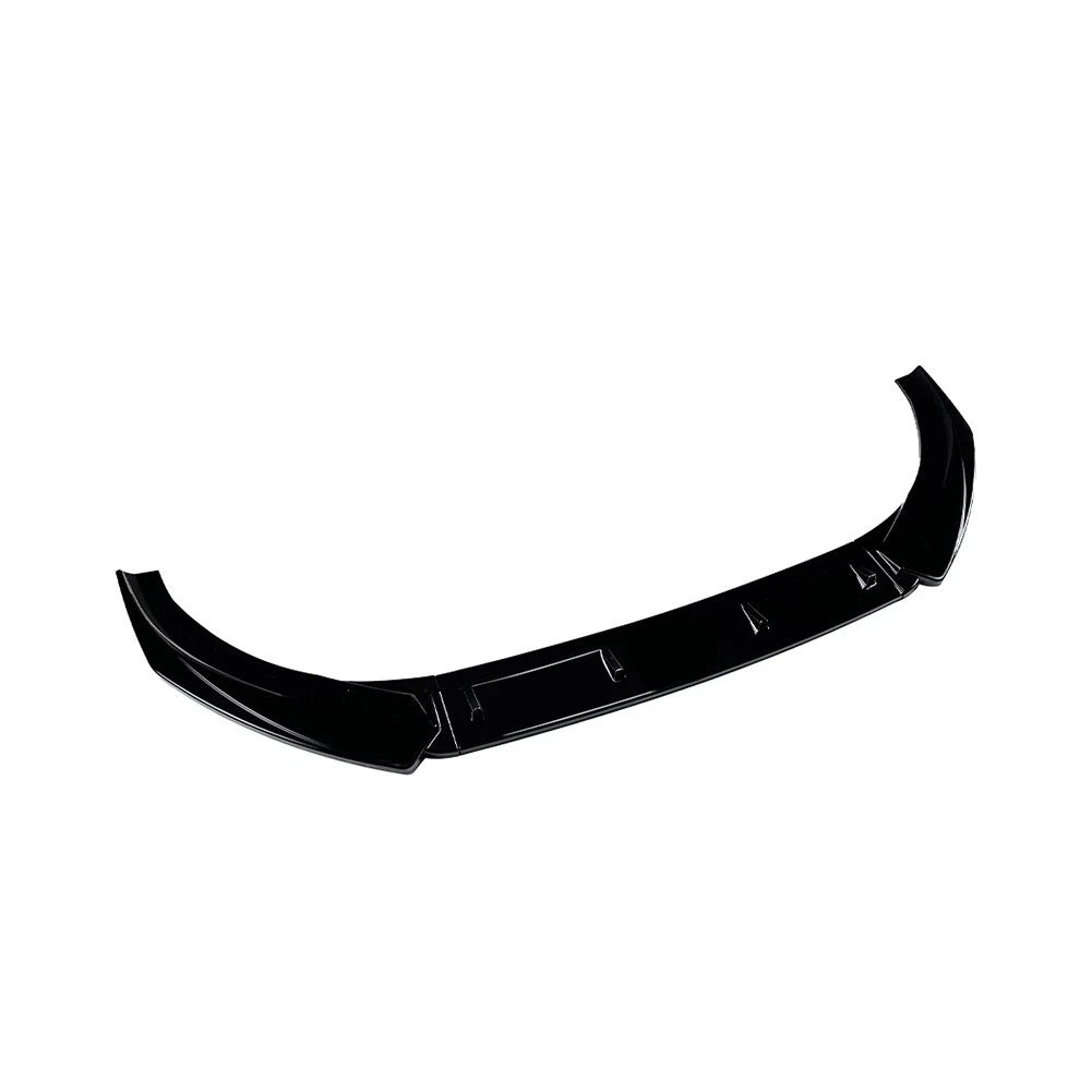 Glossy Black Front Bumper Spoiler Lip For Audi A3 S3 8V Pre-Facelift 2013-2016