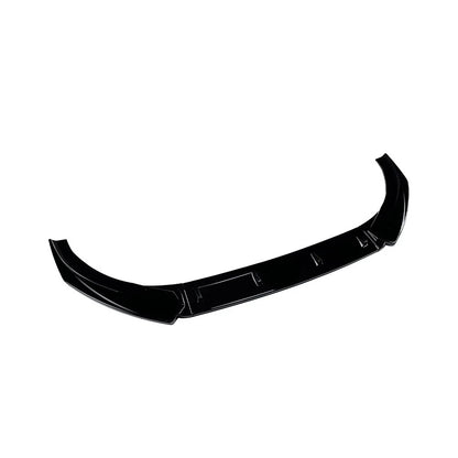 Glossy Black Front Bumper Spoiler Lip For Audi A3 S3 8V Pre-Facelift 2013-2016
