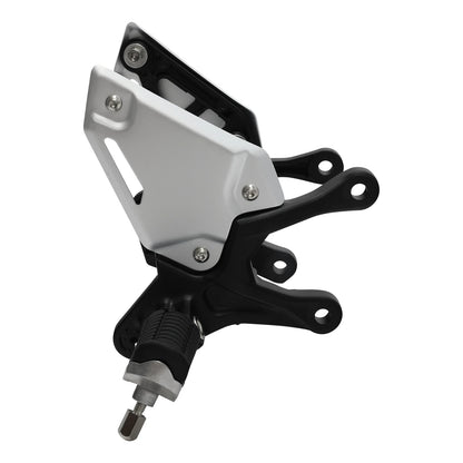 Front Driver Foot Pegs Pedals Bracket Fit For Kawasaki Z900 2017-2024 2023 Black