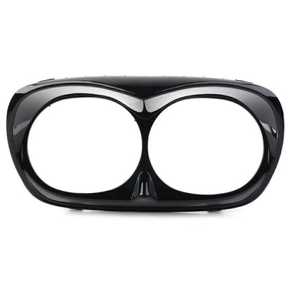 Headlight Bezel Scowl Outer Light Fairing Fit Harley Road Glide FLT 98-13 Black