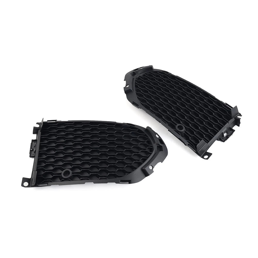 Closed Mesh Front Bumper Fog Light Lamp Grill With PDC For Jaguar F-Pace 2016-20