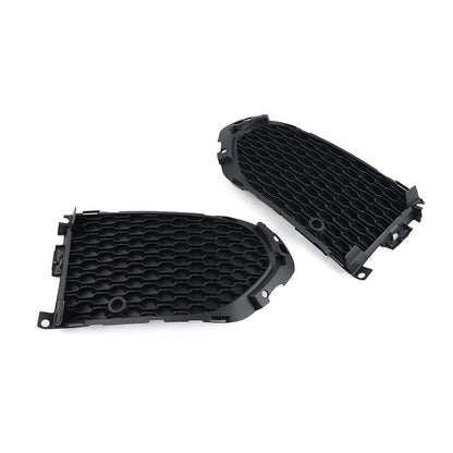 Closed Mesh Front Bumper Fog Light Lamp Grill With PDC For Jaguar F-Pace 2016-20