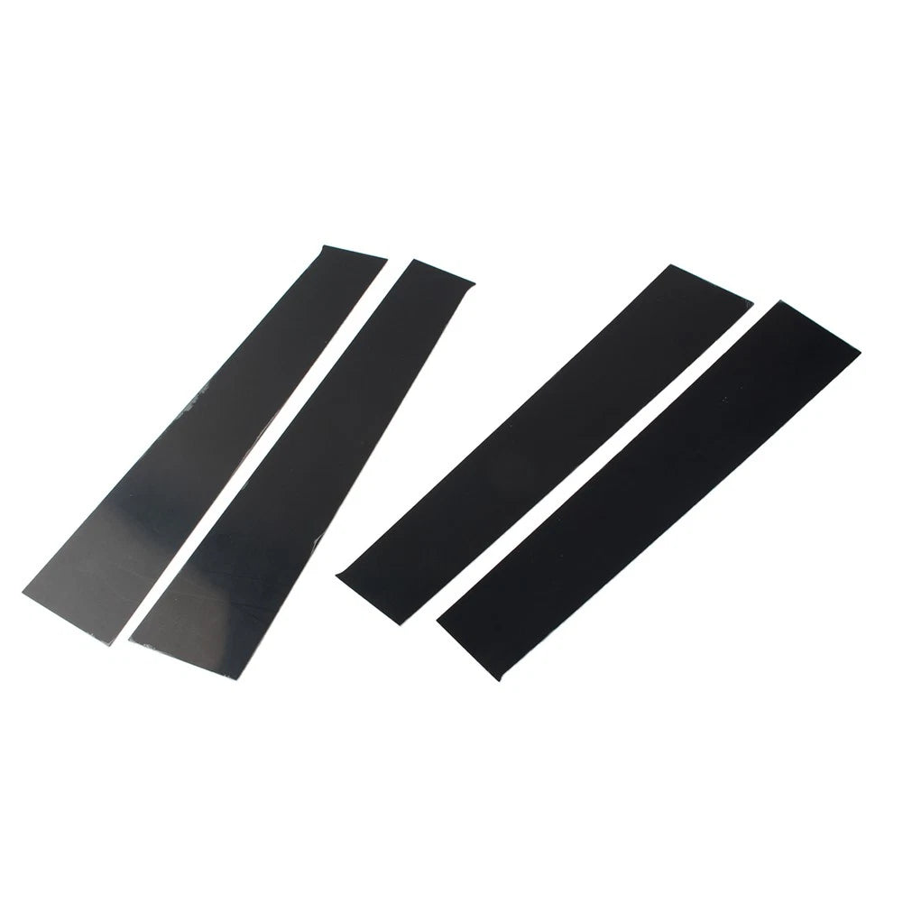 4 Pcs Bright Black Car Window Pillar Posts Door Trims For Dodge Ram 1500 2009-18