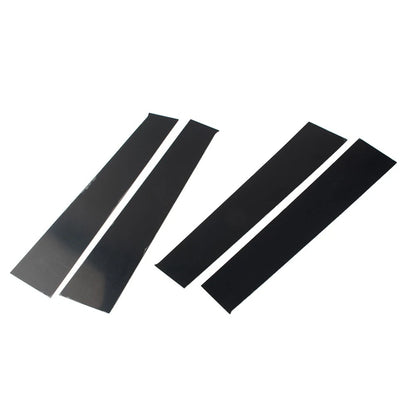 4 Pcs Bright Black Car Window Pillar Posts Door Trims For Dodge Ram 1500 2009-18
