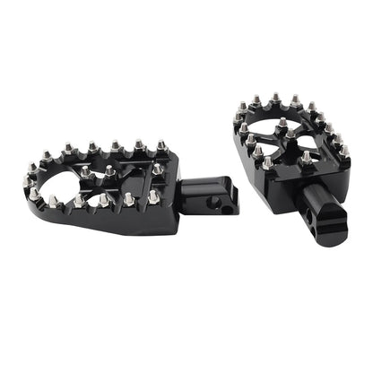 Rear Black  FootPeg Passenger Pedal For Harley FXBB FXLR FXLRS FXLRST FXST FLSB