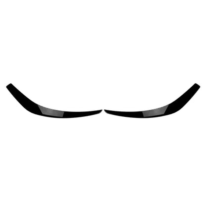 Glossy Black Front Air Vent Spoiler For Benz CLA Class C117 Prefacelift 13-16