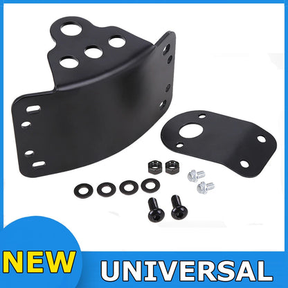 Side Mount License Plate Bracket Motorcycle Tail Light Holder For Harley Bobber