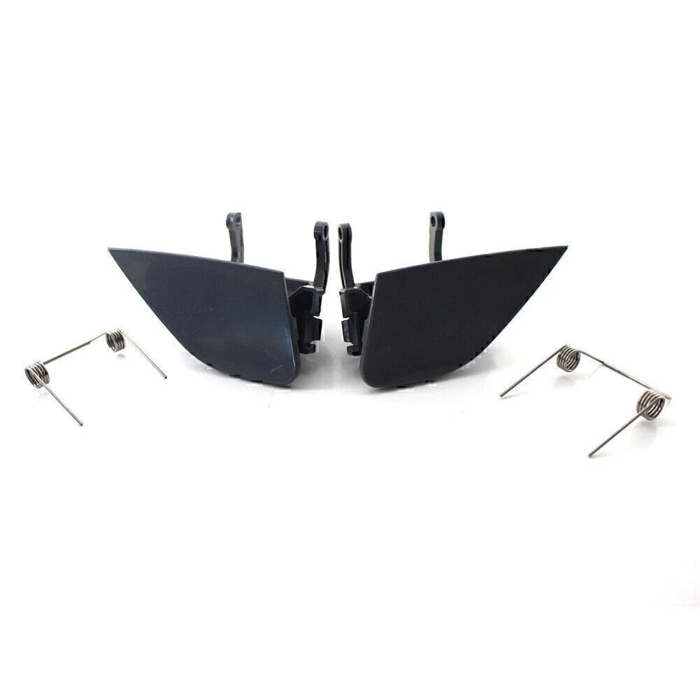 Pair Front bumper headlight washer cover cap For BMW 7-series E65 E66 05-08 US