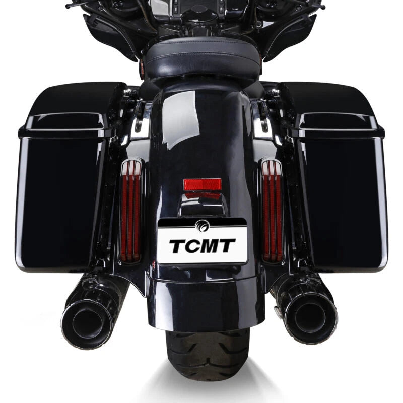 Vivid Hard Saddle Bags Trunk W/ Latch keys For Harley Electra Road Glide 2014-24