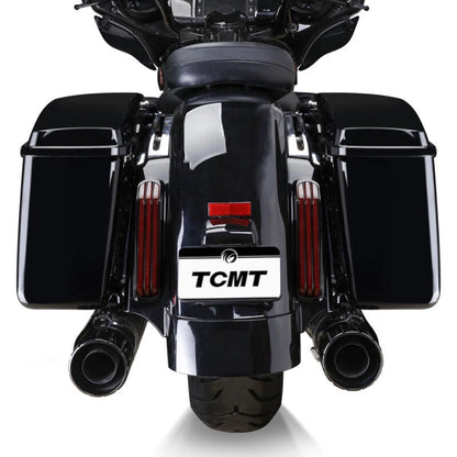 Vivid Hard Saddle Bags Trunk W/ Latch keys For Harley Electra Road Glide 2014-24