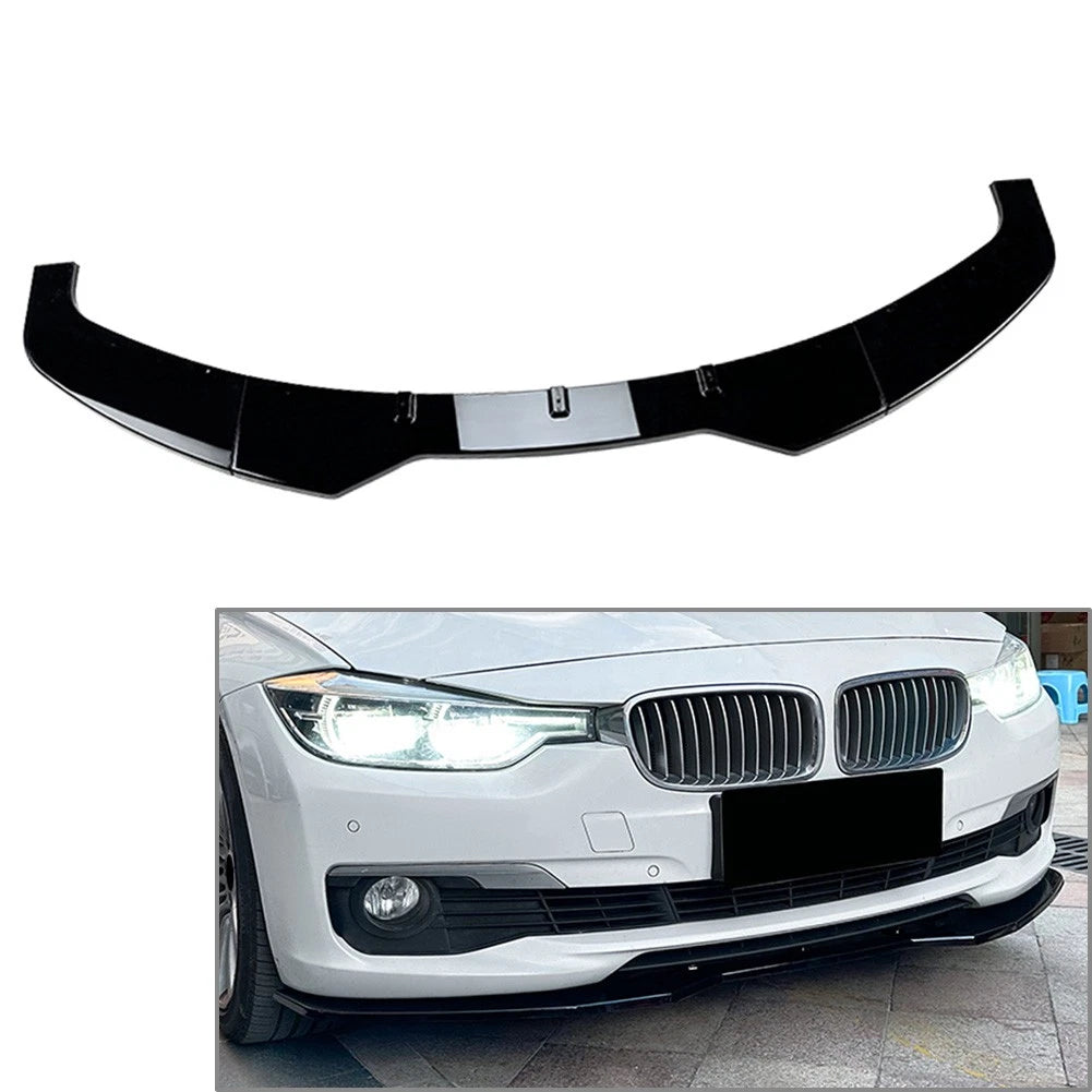 Front Bumper Lip Splitter Body Kit For BMW 3 Series F30 F31 Base Sedan 2013-2019