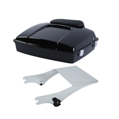 5.5" Razor Trunk Backrest Mount Rack Fit For Harley Touring 97-08