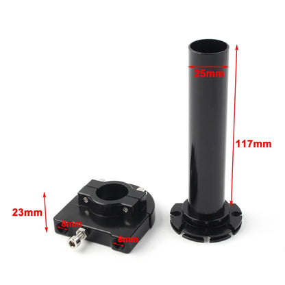 Throttle Tube 7/8" 22MM CNC Twist Handle Bar Accelerator Hand Grips Universal US