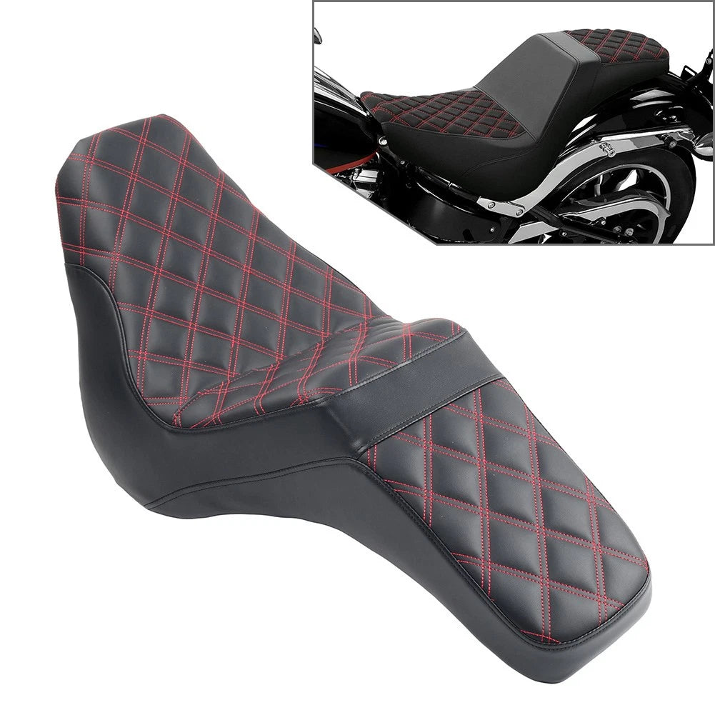 One Piece Driver Passenger Seat Fit Harley Softail Street Bob FXBB 2018-2023