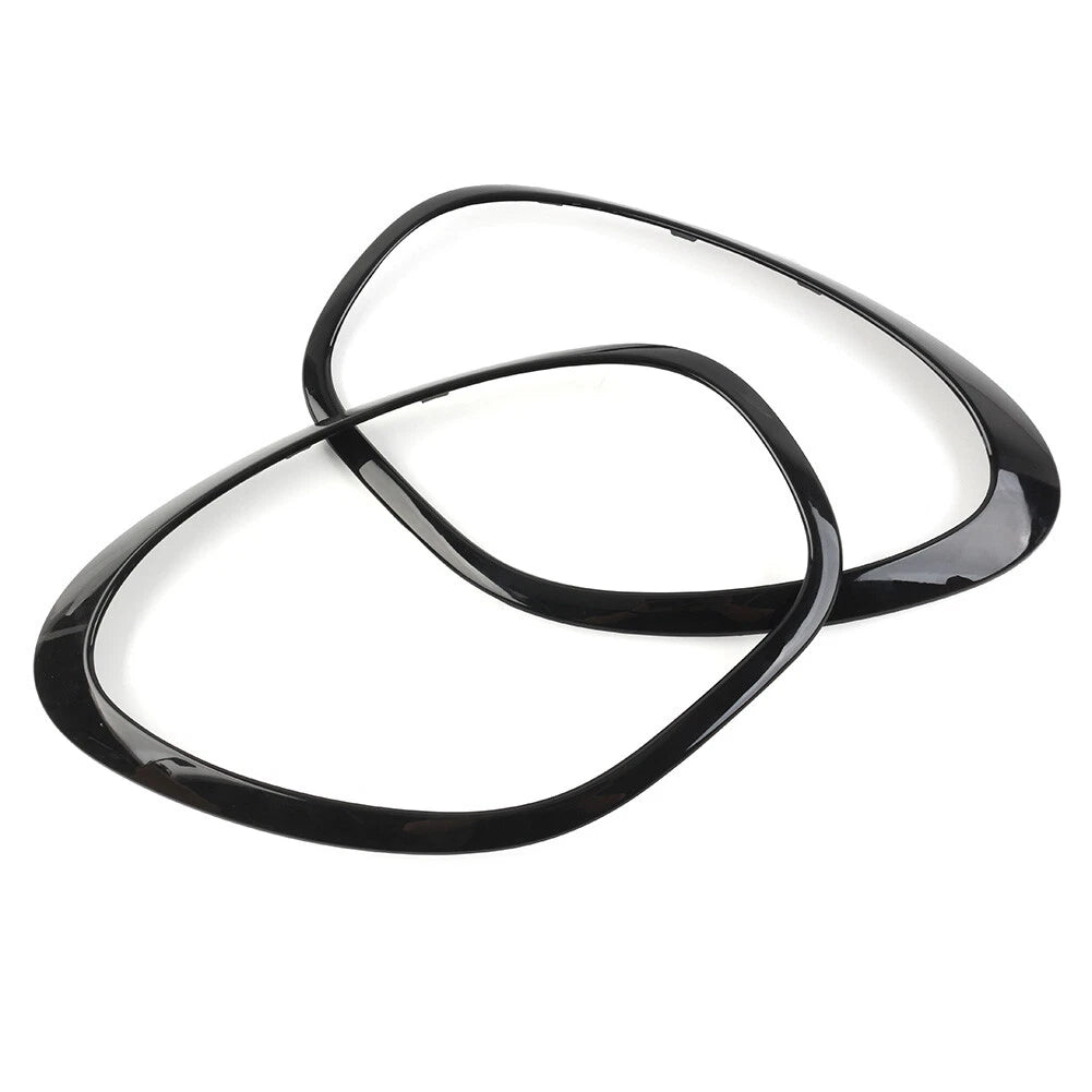 Headlight Ring Bezel Trim Surround Cover For BMW Mini Cooper R60 Countryman Pair
