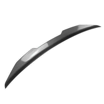Carbon Fiber Look Rear Trunk Spoiler Wing For Audi A4 B8.5 S4 Sedan 2013-16
