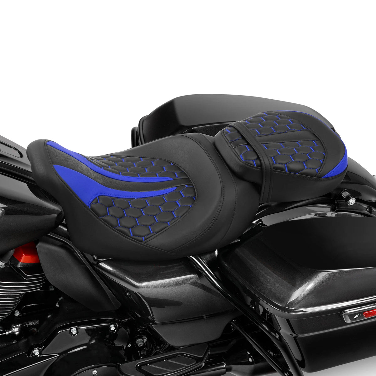 Driver Passenger Seat Low-Profile Fit For Harley Street Road Glide King 09-23 22