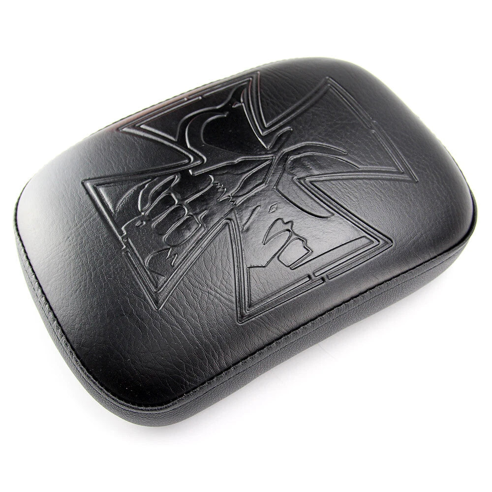 Skull Rear Pillion Back Seat 8 Suction Cups For Harley Chopper Sportster Softail