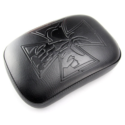 Skull Rear Pillion Back Seat 8 Suction Cups For Harley Chopper Sportster Softail