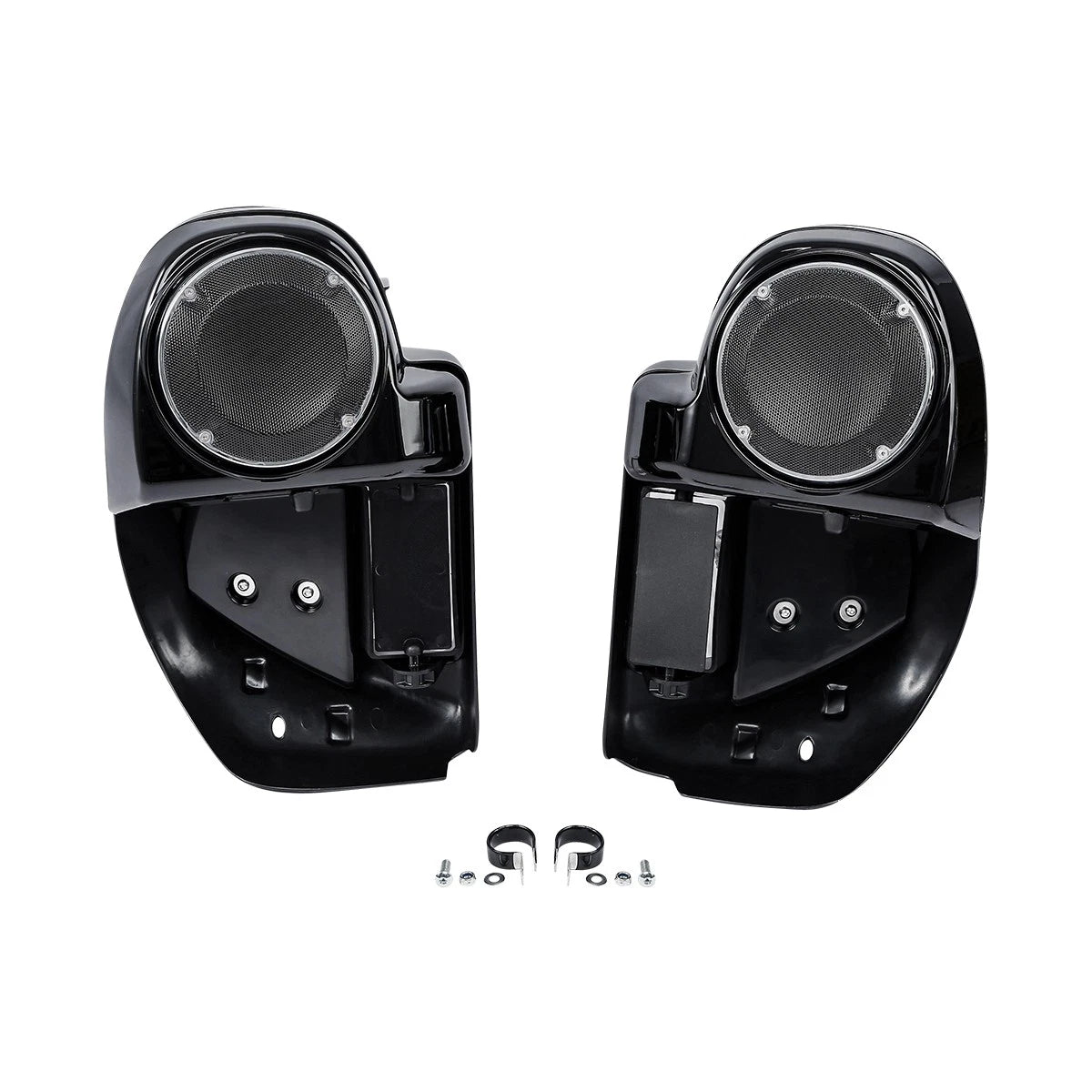 Lower Vented Fairings Speaker Pod Engine Guard Bar For Harley Street Glide 14-24